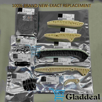 Nuevo kit de cadena de distribución para motor Mercedes Benz W203 W164 R171 R230 E350 M272 V6 Foto 1 de 4