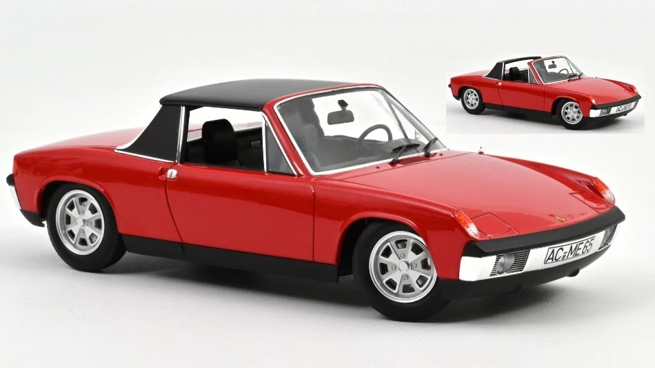 Norev VW-PORSCHE 914 1.7 1972 RED 1:18 - Immagine 1 di 1