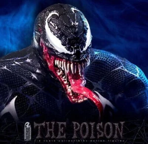 Brand New Bullet Head BH002 THE POISON Venom 1/6 Scale Marvel Figure Black Suit - Picture 1 of 3