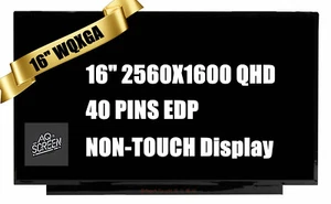 B160QAN02.L 16" WQXGA 2560x1600 laptop LED LCD screen display replacement New - Picture 1 of 5