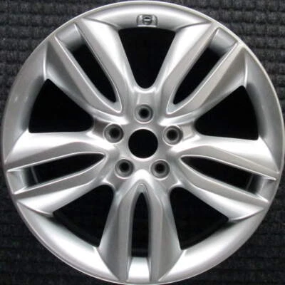 Hyundai Santa Fe Hyper Silver 19 inch OEM Wheel 2013 to 2016 - Image 1 of 3