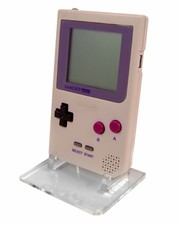 Display stand for Game Boy Pocket console acrylic - Clear | Rose Colored Gaming