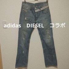 Diesel x Adidas Collaboration Jeans Denim 34 W42cm/L82cm JAPAN
