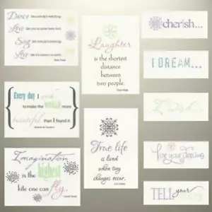 Creative Memories EXPRESS YOURSELF - 10 x ACENTOS DE PERGAMINO - BAILE DE ENSUEÑO CHERISH - Imagen 1 de 1