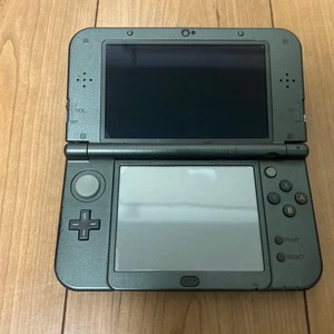 New Nintendo 3DS LL XL Metallic Black Console Box Charger Tested Good Japan #48 - Picture 1 of 7