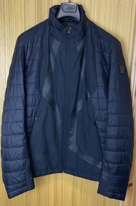 HUGO BOSS MENS J-BORIO BOMBER JACKET BLACK WATER REPELLENT SIZE 50 L RRP 349 - Picture 1 of 19