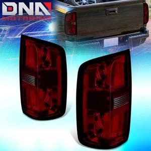 For 2015-2022 Chevy Colorado Chrome Housing Dark Red Lens Tail Brake Lights - Picture 1 of 7