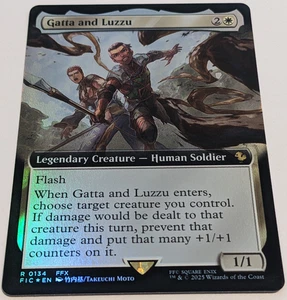 Gatta and Luzzu Extended Art 0134 FOIL: Final Fantasy MTG: Commander (NM) - Imagen 1 de 2