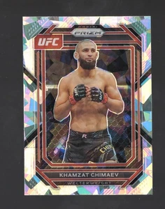 Panini Prizm UFC Khamzat Chimaev Cracked Ice Prizm #150 2023 - Imagen 1 de 6