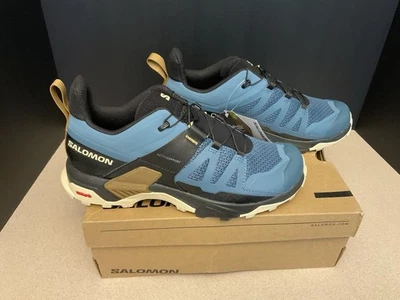 New! Mens Salomon X Ultra 4 Mallard Blue Trail Hiking Shoes. Size 8. Awesome!!! - Image 1 of 4
