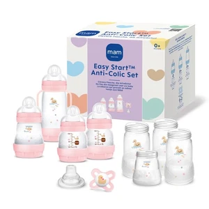 MAM Anti Colic Starter Set 15 teilig das Neue Flaschenset das mitwächst Girl - Bild 1 von 2
