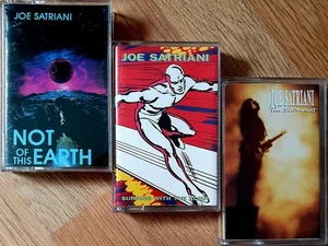 3 x JOE SATRIANI Albums: NOT OF THIS EARTH SURFING WITH THE ALIEN THE EXTREMIST - Picture 1 of 9