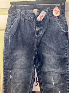 Justice Girls Size 14 Jeans Removeable Belt - Picture 1 of 2
