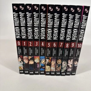 Jujutsu Kaisen Manga Englisch Set Brandneu Band 0-10 Gege Akutami Comics - Bild 1 von 7