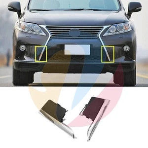 4PCS Front Grille Trim + Tow Hook Cover For Lexus RX350 RX450h F-Sport 2013-15 - Picture 1 of 12