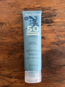 3 New Blue Lizard Sensitive SPF 50 Mineral Sunscreen Water Resistant EXP 01/27 - Picture 1 of 6