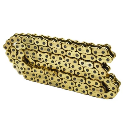 Gold Color with O-Ring Drive Chain 520 x114 ATV 520 Pitch 114 Links Motorcycle Foto 1 de 4