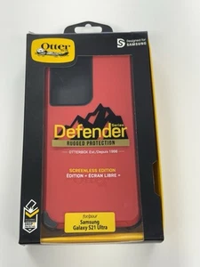 OtterBox Defender Case & Holster for Samsung Galaxy S21 Ultra Red - Photo 1 sur 1