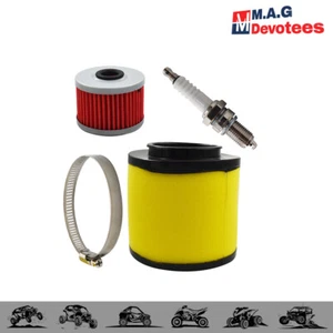 1988-2000 FOR HONDA FOURTRAX 300 TRX300 AIR OIL FILTER SPARK PLUG TUNE UP KIT - Picture 1 of 14