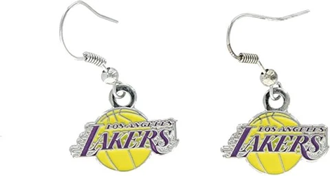 LOS ANGELES LAKERS LOGO DANGLER EARRINGS Cover
