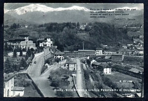 Cartolina Biella Villa Rivetti e Scorcio Panoramico di Chiavazza (CR446) - Picture 1 of 2