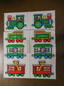 Vintage Spring Mills Fabric Panel Sewing Pattern Circus Train Pillows UNCUT - Picture 1 of 7