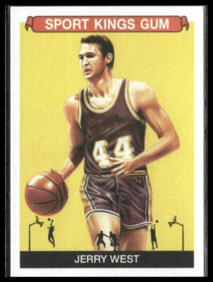 2023 Sportkings Volume 4 #125 Jerry West Los Angeles Lakers - Image 1 of 2