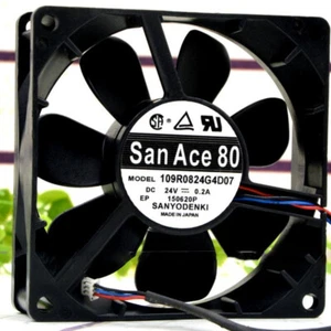 SANYO 109R0824G4D07 24V 0,2A 8025 ventola raffreddamento industriale inverter 8 cm - Foto 1 di 5
