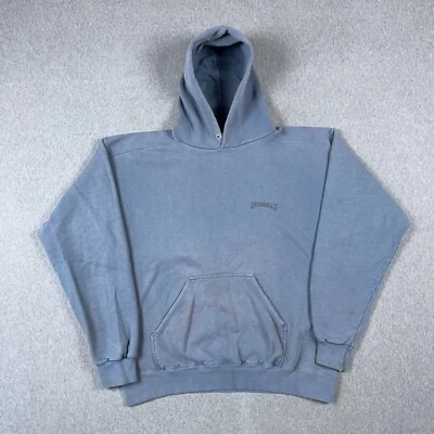 VTG Levi's Hoodie Mens Large Blue Long Sleeve Sun Faded Stains 90s Made in USA - Image 1 of 4