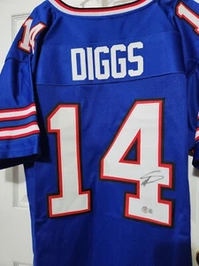 Stefon Diggs Buffalo Bills Signed Stiched Jersey. - Picture 1 of 5