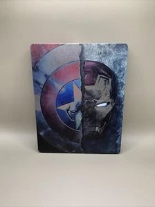 Captain America Civil War Limited Edition Steelbook Blu-Ray + 3D LIKE NEW - Picture 1 of 5