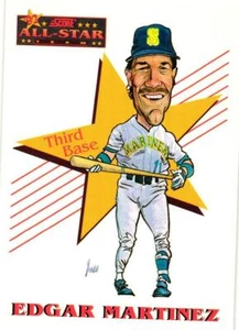 1993 Score #502 Edgar Martinez - Picture 1 of 2