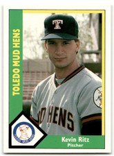 1990 CMC Toledo Mud Hens Kevin Ritz Toledo Mud Hens #8