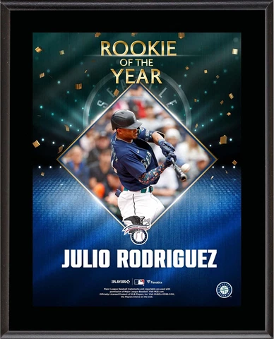 Julio Rodriguez Seattle Mariners 10.5" x 13" 2022 American League Cover