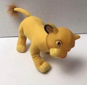 Vintage Simba Cub Vinyl Head Plush Applause Disney Lion King 8" - Picture 1 of 10