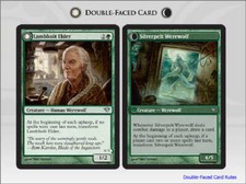 LAMBHOLT ELDER // SILVERPELT WEREWOLF Dark Ascension MTG Magic Cards DJMagic