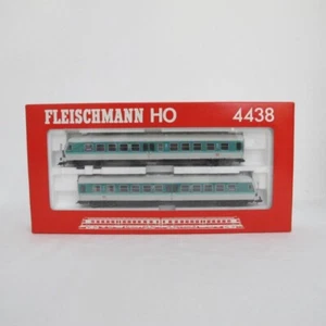 Fleischmann 4438 Zweiteilige DB-Zuggarnitur BR 614 OVP H0 analog - Picture 1 of 17