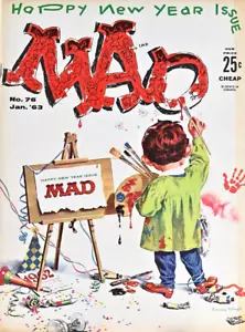 1963 Mad Magazine #76 Comic Book January Happy New Year Issue VG - Picture 1 of 4