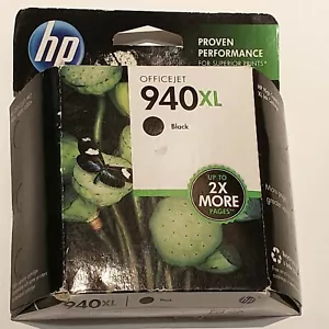 Cartucho de tinta negra genuino HP 940XL, alto rendimiento C4906AN - Exp. 02/2014 - sellado - Imagen 1 de 5