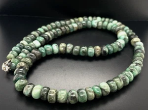 SCHMUCKJAGD COLLIER 925/-SILBER MIT SMARAGD - Bild 1 von 4