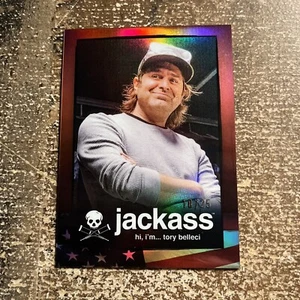 2022 Zerocool Jackass Trading Cards Red Refractor /25 Tory Belleci #44 Mythbust - Picture 1 of 3