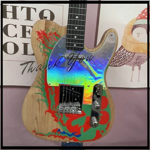 Jimmy Page TL Electric Guitar Ash Body Maple Neck SS Pickups Fixed Bridge🔥 - Picture 1 of 8