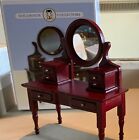 Dolls House Dressing Table With Mirror & drawers - Mahogany 1/12th Scale BNIB
