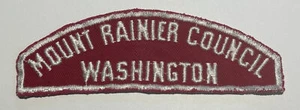 Mount Rainer Council Washington RWS red and White CSP Boy Scout RC3 - Picture 1 of 1