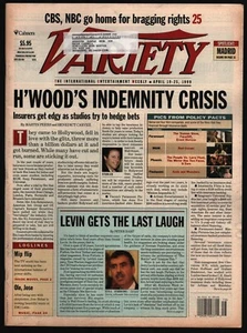 Variety Magazine April 19-25, 1999 Katz-Mouse Case Rupert Murdoch EMI 101221WEEM - Picture 1 of 2