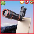 Universal12x Optical Zoom Camera Telescope Lens with Clip for Mobile Phone