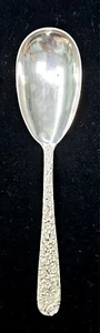 KIRK & SON REPOUSSE STERLING SERVING SPOON 508 C - Picture 1 of 7