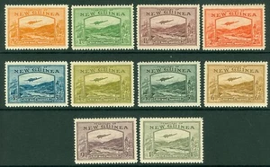 SG 212-221 New Guinea 1939. ½d to 1/-. Lightly mounted mint CAT £200 - Picture 1 of 1