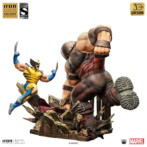 SEALED Wolverine vs Juggernaut 1/10 Scale Statue Iron Studios Exclusive - Picture 1 of 3