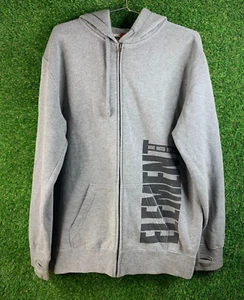Vintage Element Full Zip Hoodie Mens Large Sweatshirt Y2K Skater Grunge - Picture 1 of 9